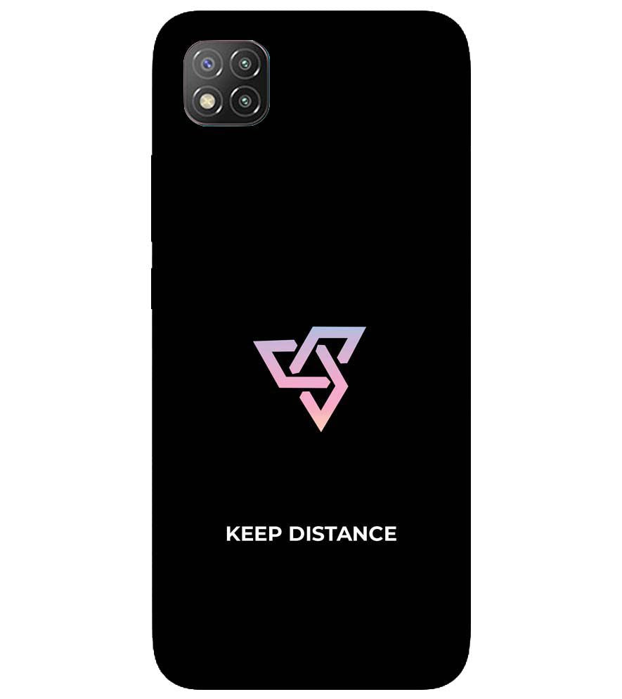 PS1334-Keep Distance Back Cover for Xiaomi Poco C3