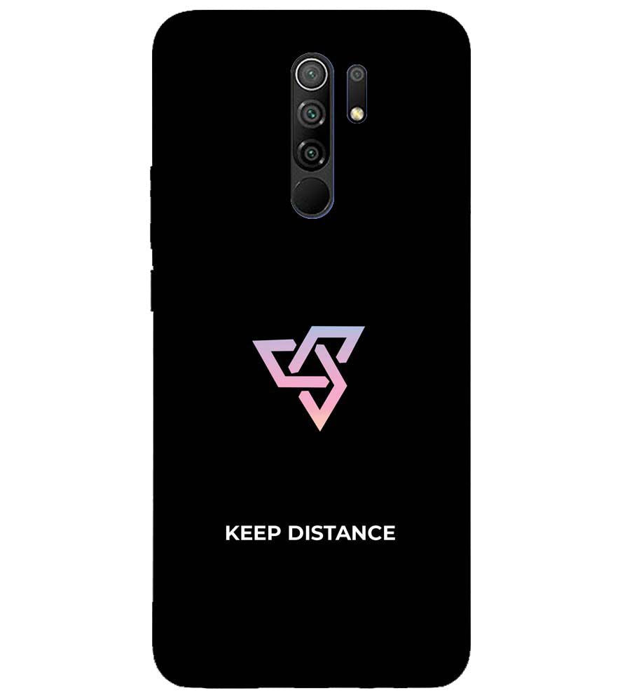 PS1334-Keep Distance Back Cover for Xiaomi Poco M2