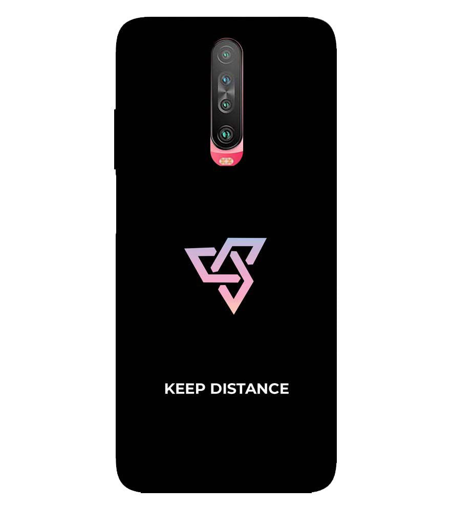 PS1334-Keep Distance Back Cover for Xiaomi Redmi K30