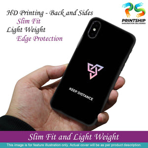 PS1334-Keep Distance Back Cover for Realme Narzo 30 Pro-Image2