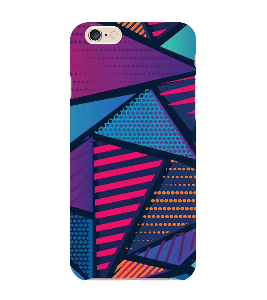 PS1335-Geometric Pattern Back Cover for Apple iPhone 6 and iPhone 6S
