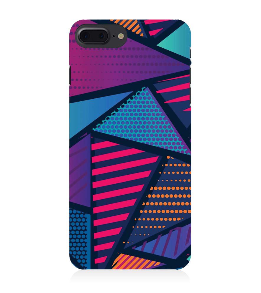 PS1335-Geometric Pattern Back Cover for Apple iPhone 7 Plus