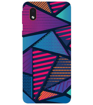 PS1335-Geometric Pattern Back Cover for Samsung Galaxy M01 Core