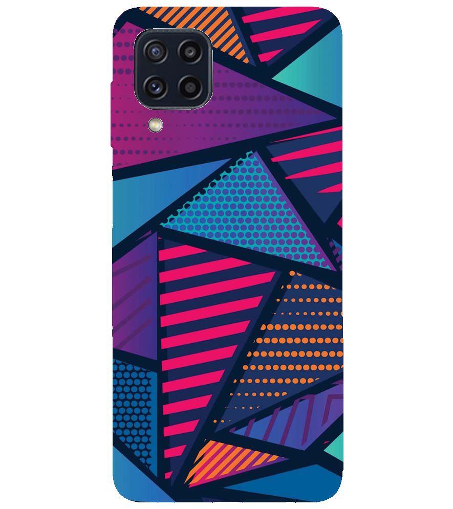 PS1335-Geometric Pattern Back Cover for Samsung Galaxy M32 Prime
