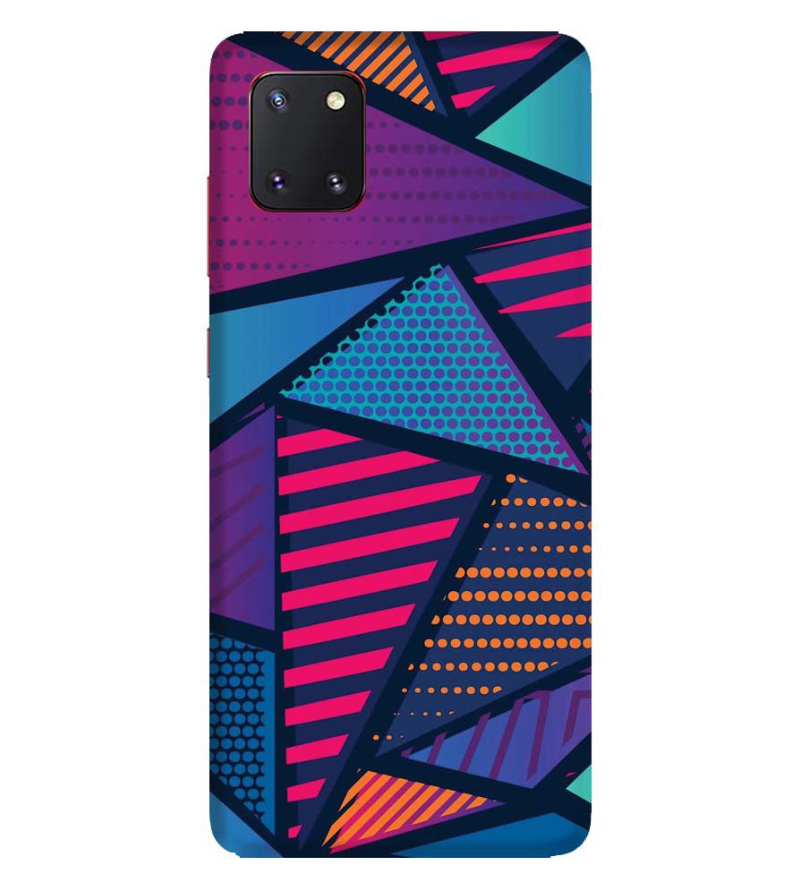 PS1335-Geometric Pattern Back Cover for Samsung Galaxy Note10 Lite