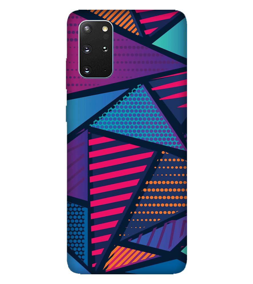 PS1335-Geometric Pattern Back Cover for Samsung Galaxy S20+