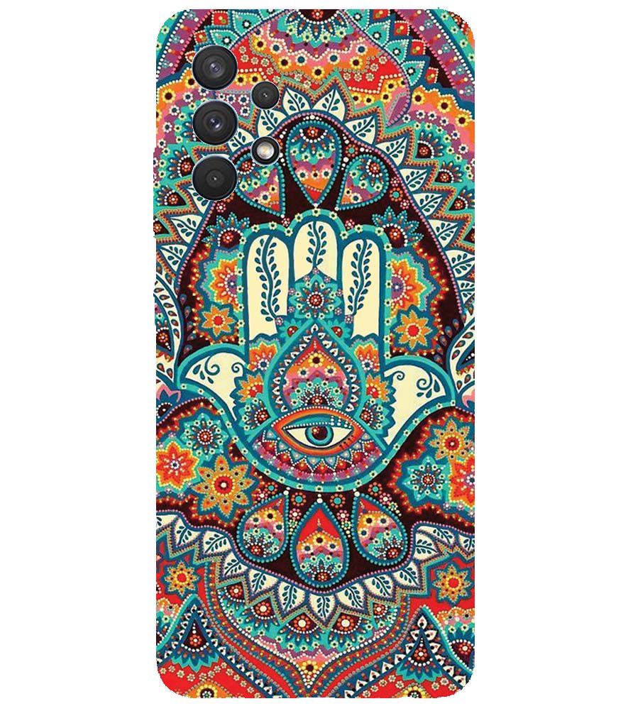 PS1336-Eye Hands Mandala Back Cover for Samsung Galaxy A32