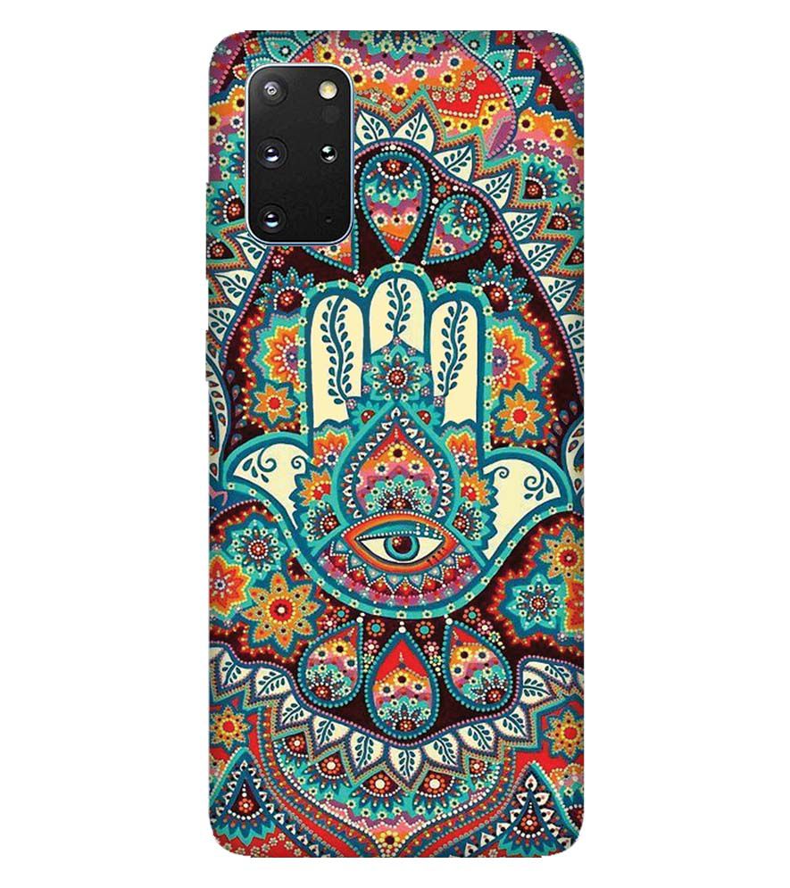 PS1336-Eye Hands Mandala Back Cover for Samsung Galaxy S20+