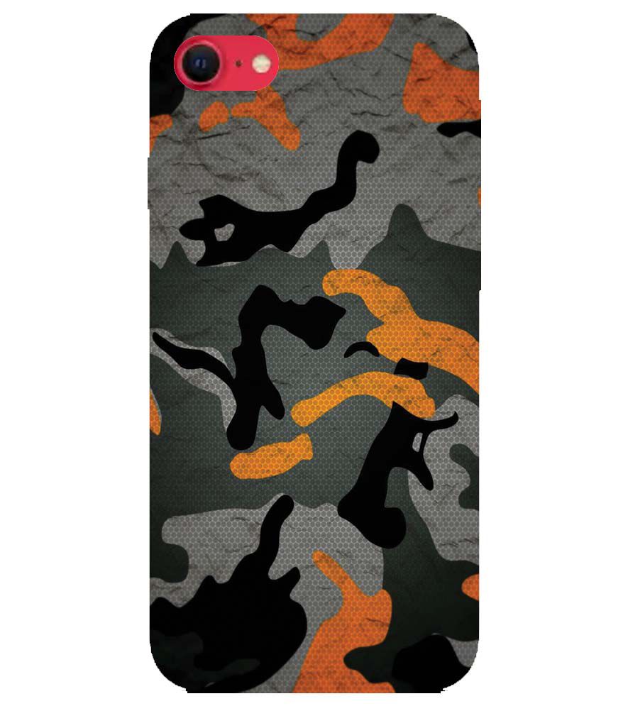 PS1337-Premium Looking Camouflage Back Cover for Apple iPhone SE (2020)