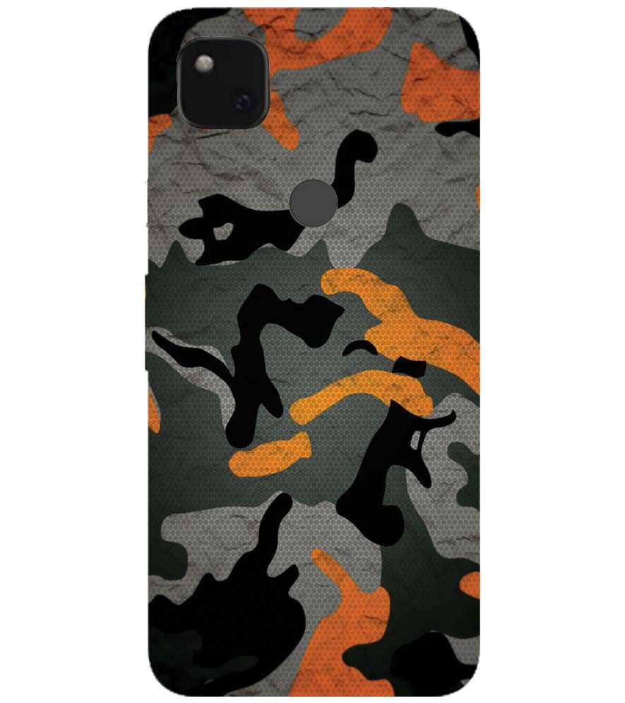 PS1337-Premium Looking Camouflage Back Cover for Google Pixel 4a