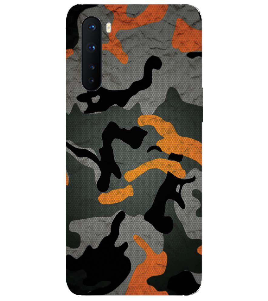 PS1337-Premium Looking Camouflage Back Cover for OnePlus Nord