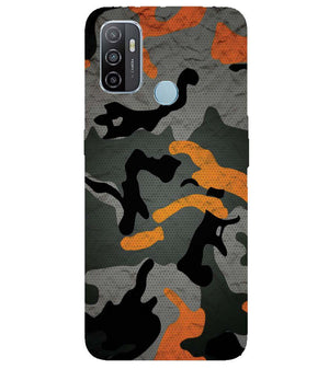 PS1337-Premium Looking Camouflage Back Cover for Oppo A53