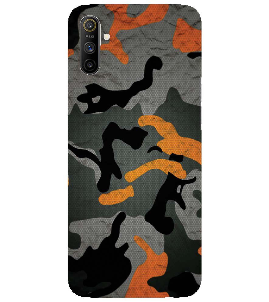 PS1337-Premium Looking Camouflage Back Cover for Realme Narzo 10A