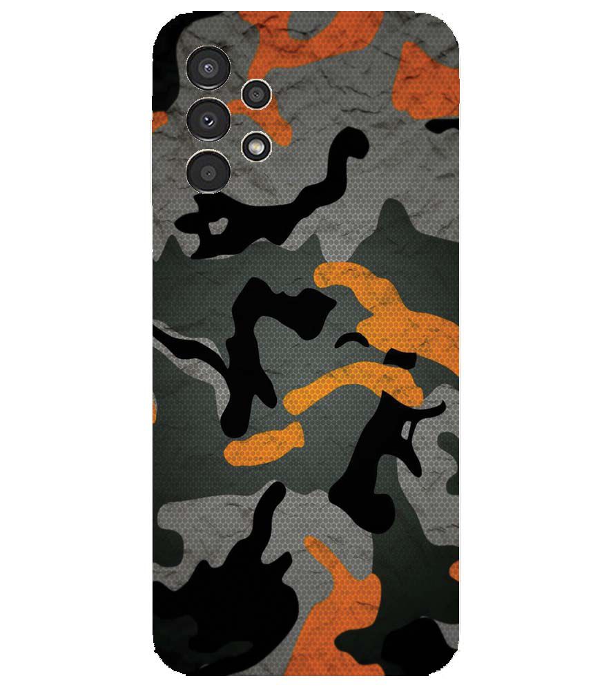 PS1337-Premium Looking Camouflage Back Cover for Samsung Galaxy A13