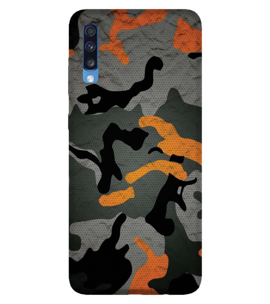 PS1337-Premium Looking Camouflage Back Cover for Samsung Galaxy A70