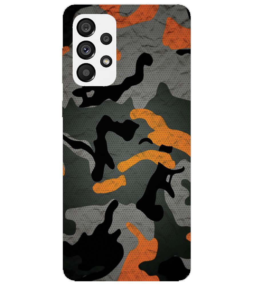 PS1337-Premium Looking Camouflage Back Cover for Samsung Galaxy A73 5G