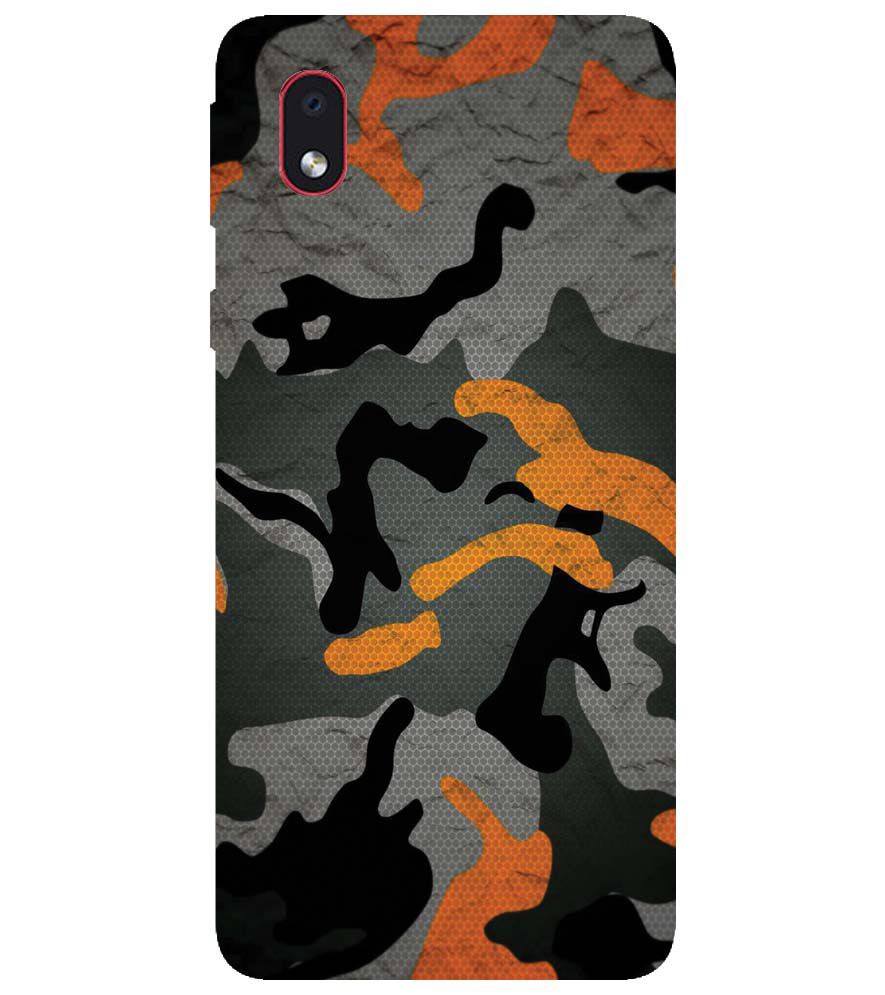 PS1337-Premium Looking Camouflage Back Cover for Samsung Galaxy M01 Core