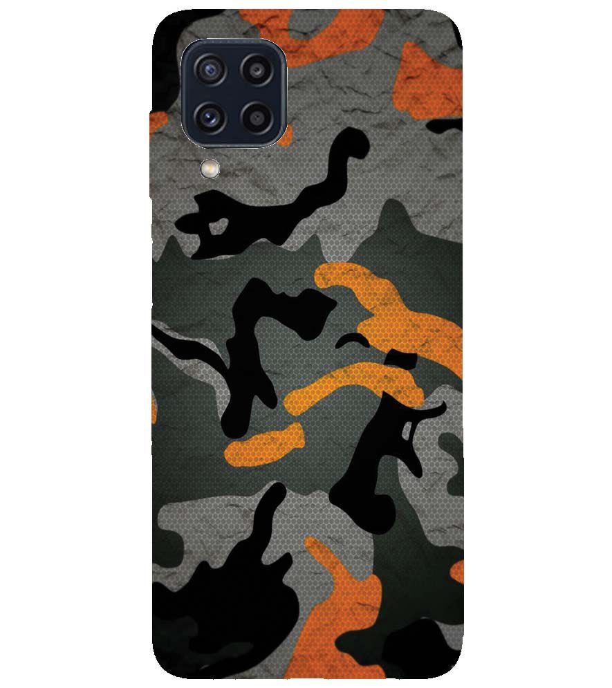 PS1337-Premium Looking Camouflage Back Cover for Samsung Galaxy M32 Prime