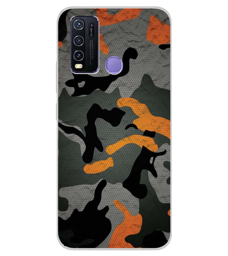 PS1337-Premium Looking Camouflage Back Cover for Vivo Y50