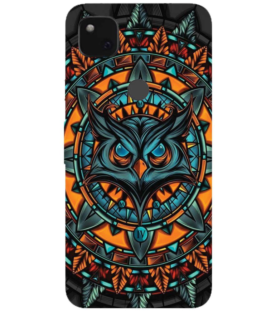 PS1338-Premium Owl Back Cover for Google Pixel 4a