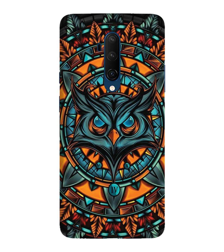 PS1338-Premium Owl Back Cover for OnePlus 7T Pro