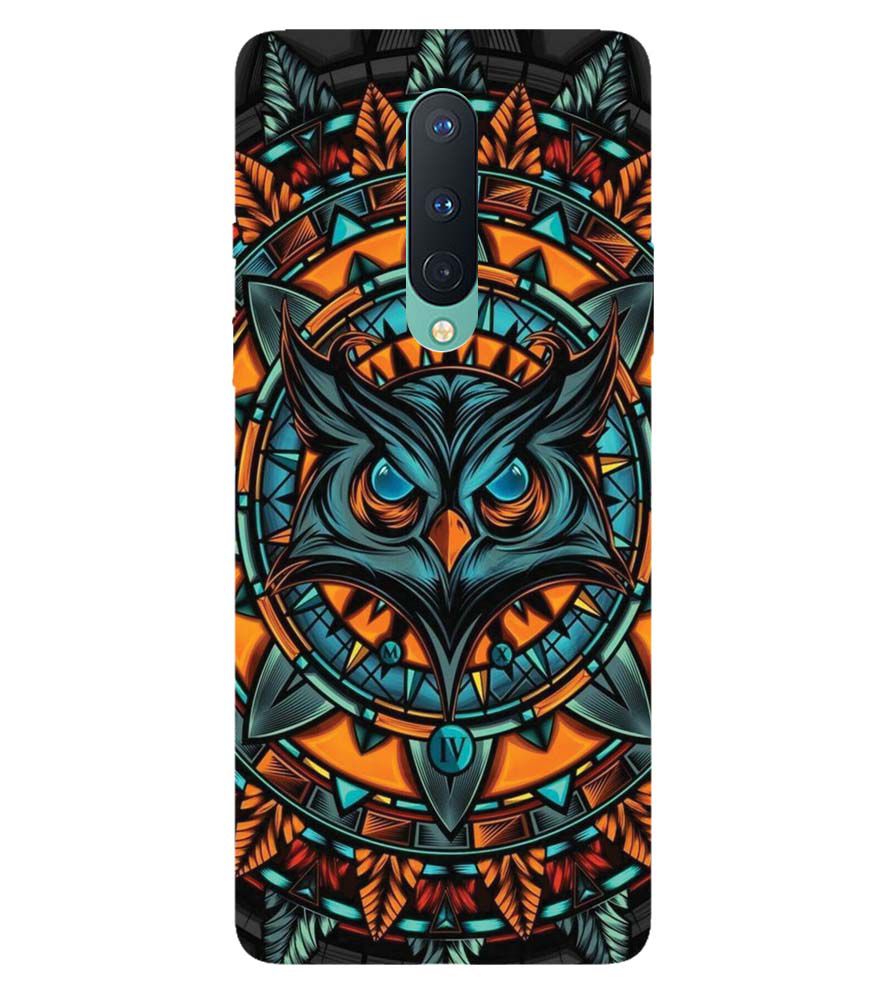 PS1338-Premium Owl Back Cover for OnePlus 8