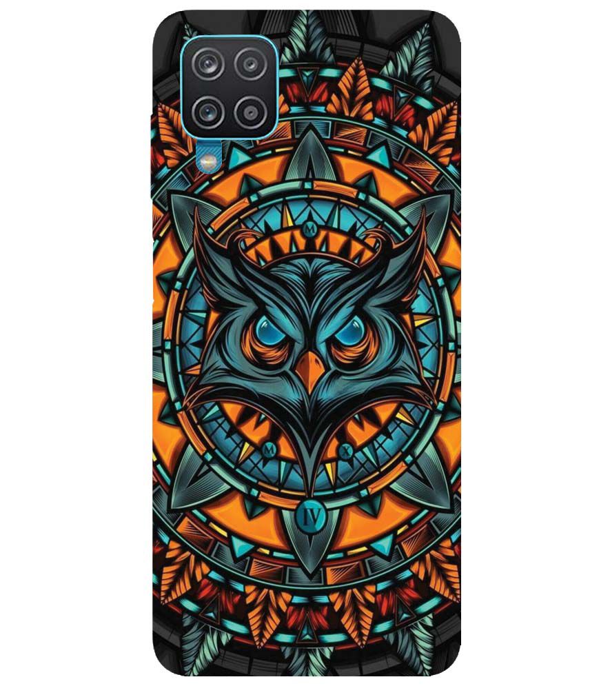 PS1338-Premium Owl Back Cover for Samsung Galaxy A12 (India)