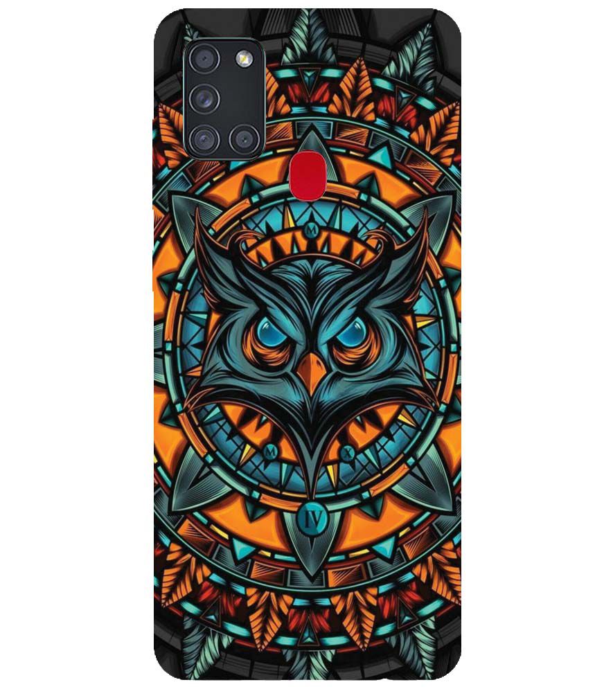PS1338-Premium Owl Back Cover for Samsung Galaxy A21s