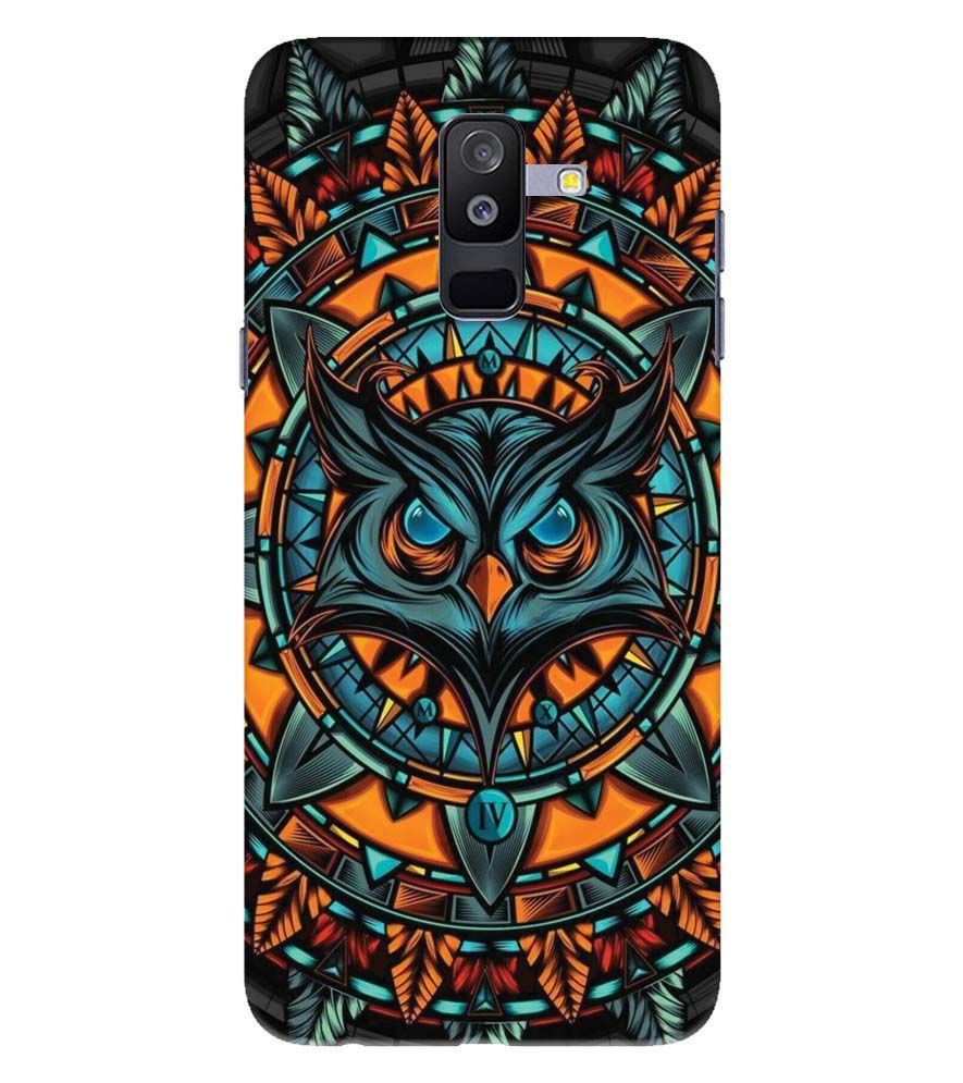 PS1338-Premium Owl Back Cover for Samsung Galaxy A6 Plus