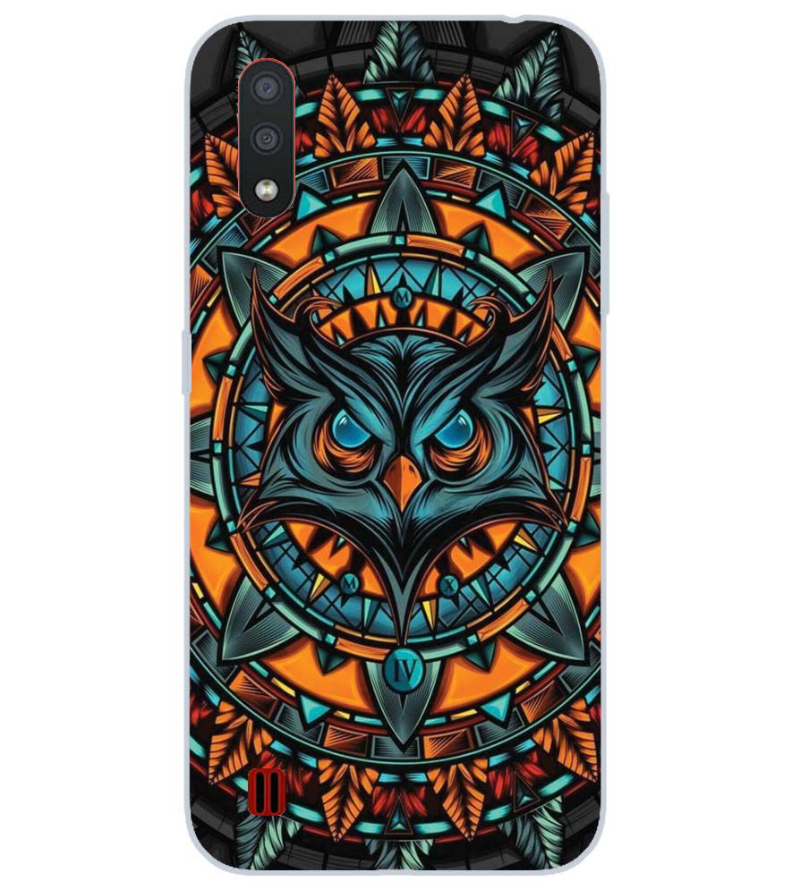 PS1338-Premium Owl Back Cover for Samsung Galaxy M01