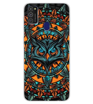 PS1338-Premium Owl Back Cover for Samsung Galaxy M21