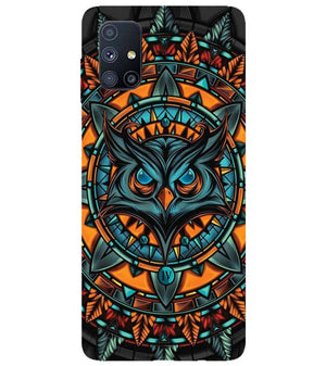 PS1338-Premium Owl Back Cover for Samsung Galaxy M51