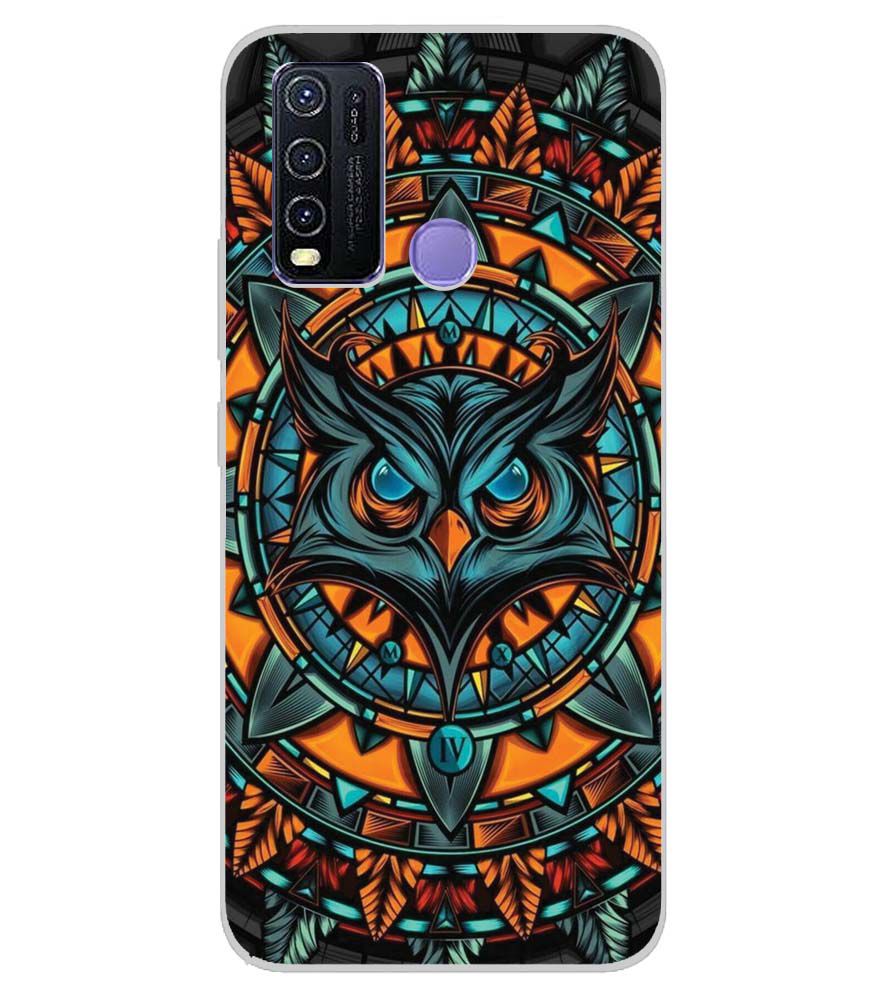 PS1338-Premium Owl Back Cover for Vivo Y50