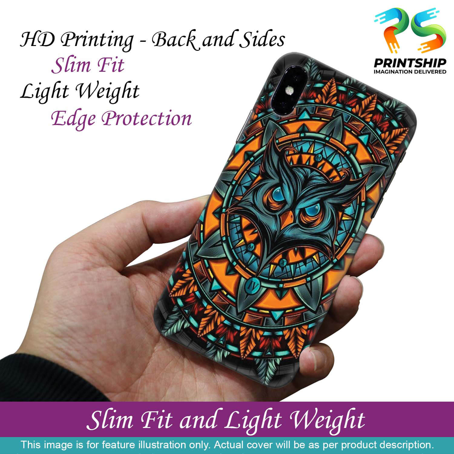 PS1338-Premium Owl Back Cover for Samsung Galaxy A32