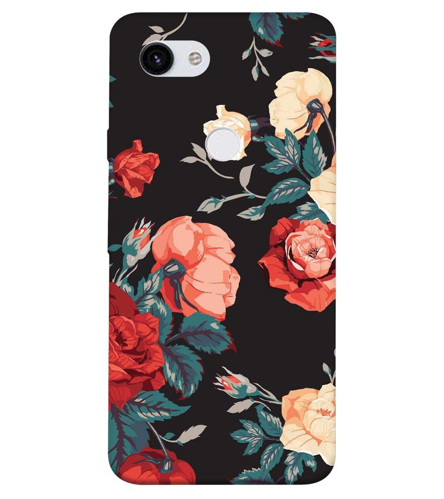 PS1340-Premium Flowers Back Cover for Google Pixel 3a