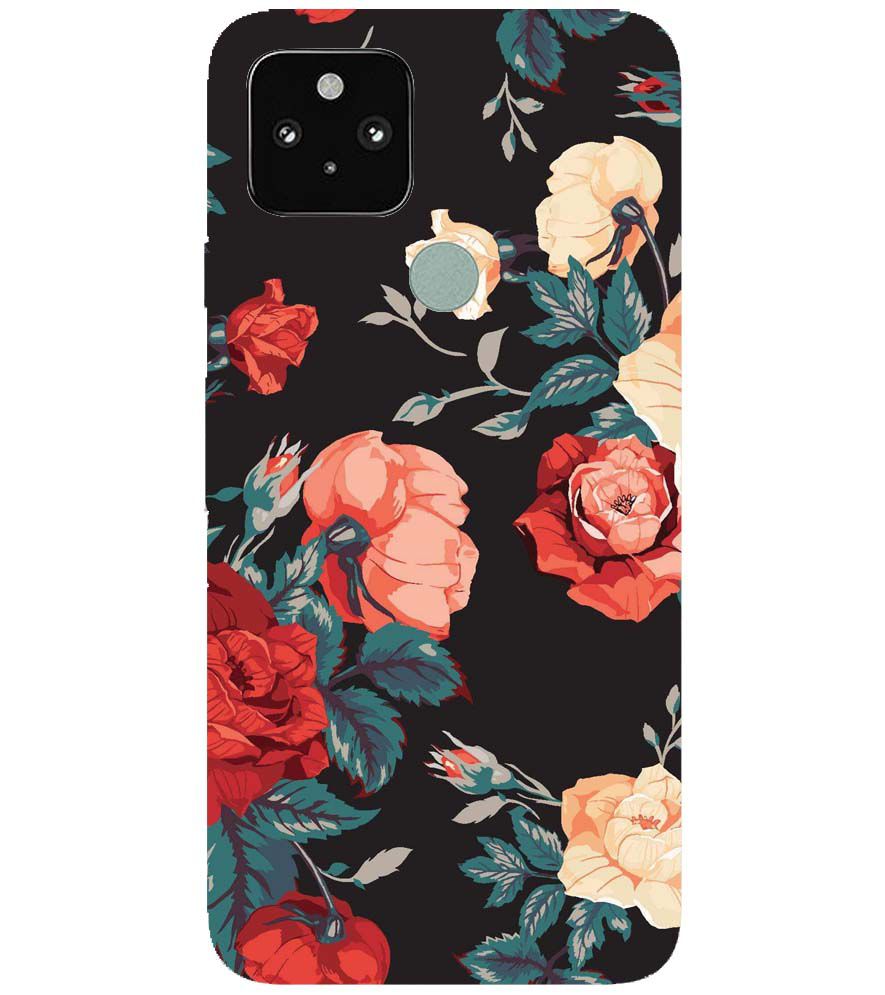 PS1340-Premium Flowers Back Cover for Google Pixel 5