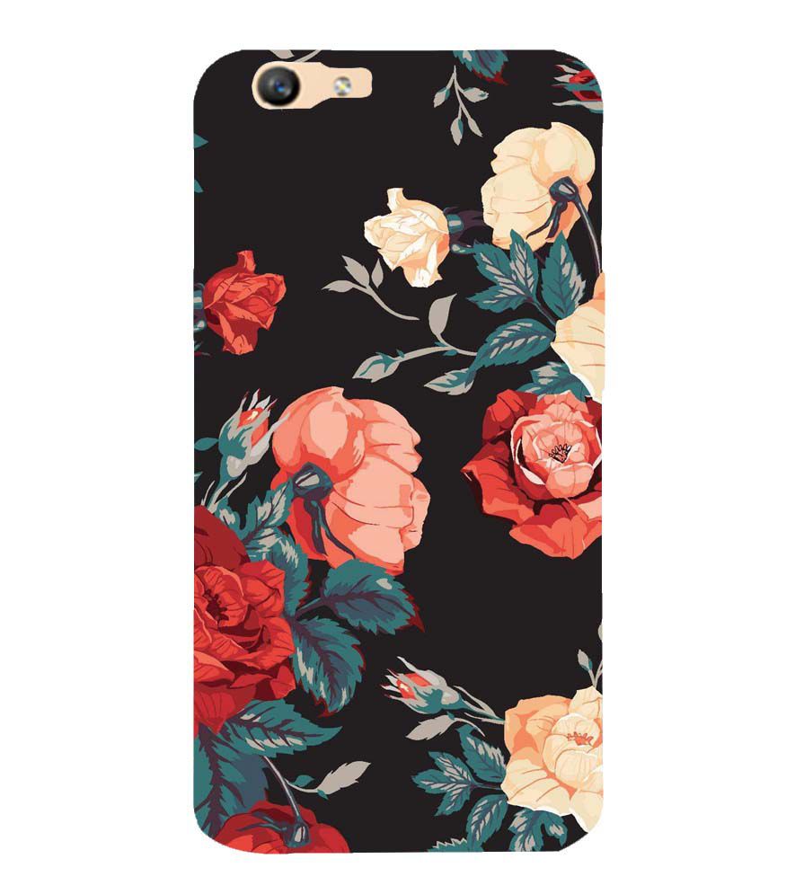 PS1340-Premium Flowers Back Cover for Oppo A59