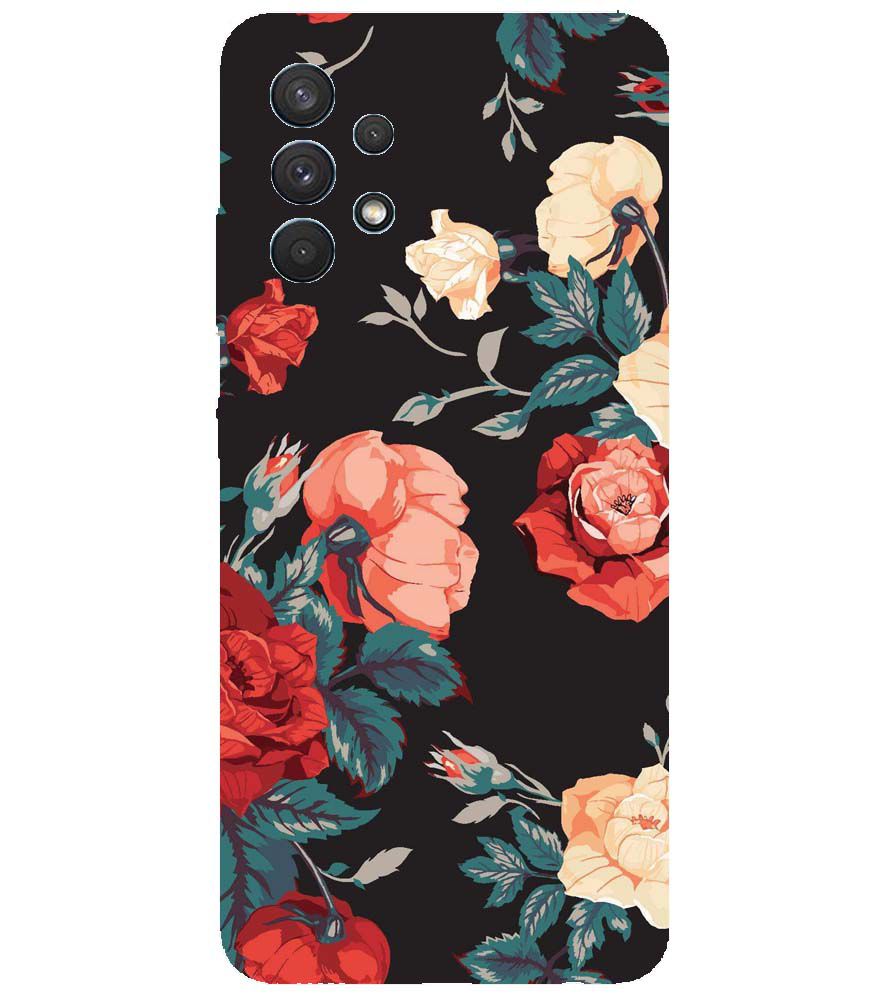 PS1340-Premium Flowers Back Cover for Samsung Galaxy A32
