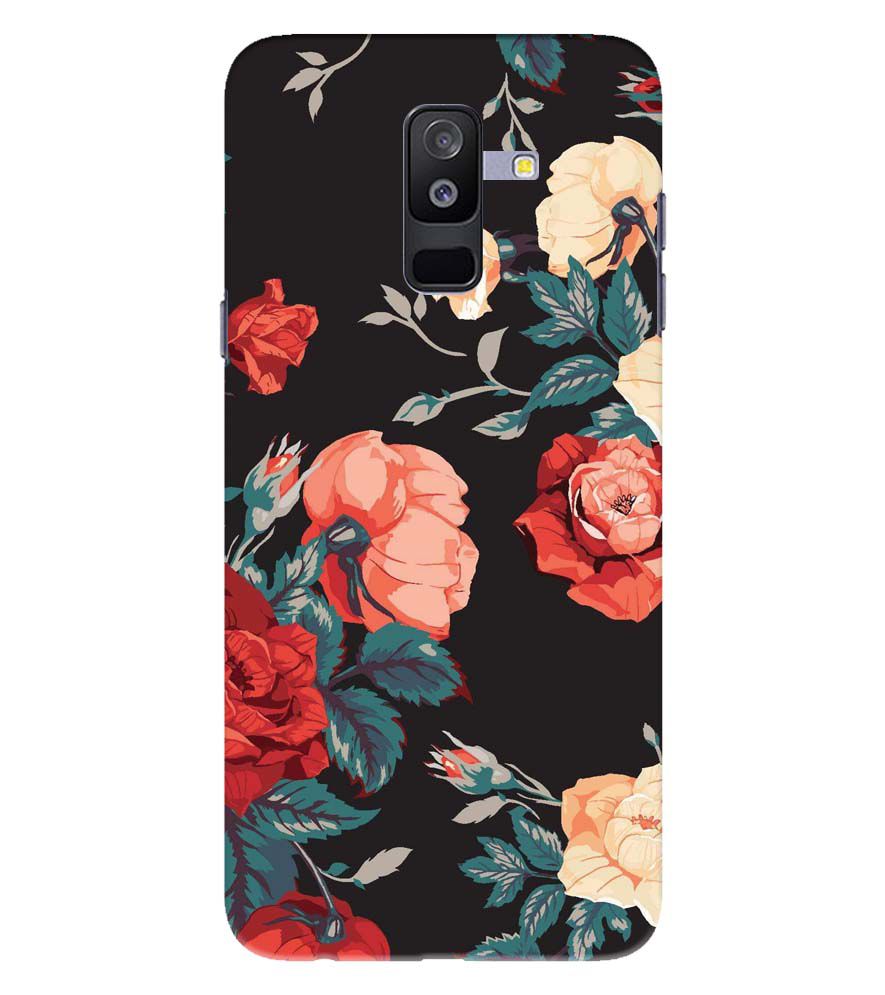 PS1340-Premium Flowers Back Cover for Samsung Galaxy A6 Plus