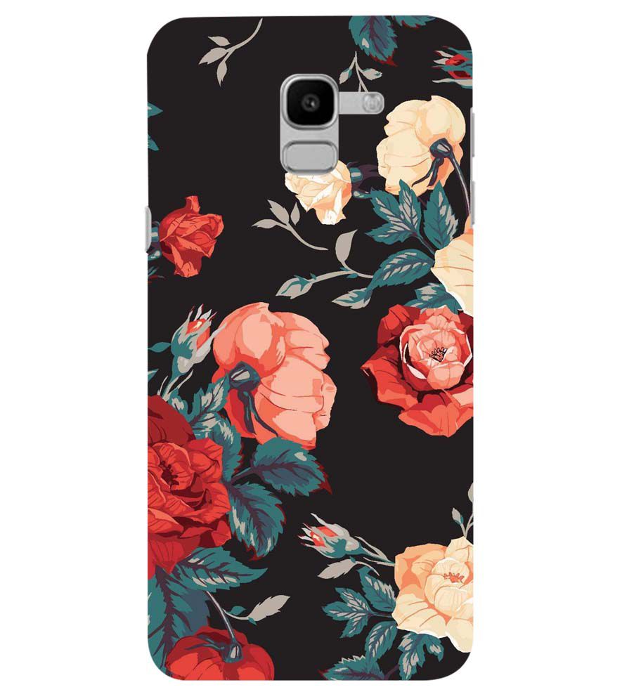 PS1340-Premium Flowers Back Cover for Samsung Galaxy J6 (2018)