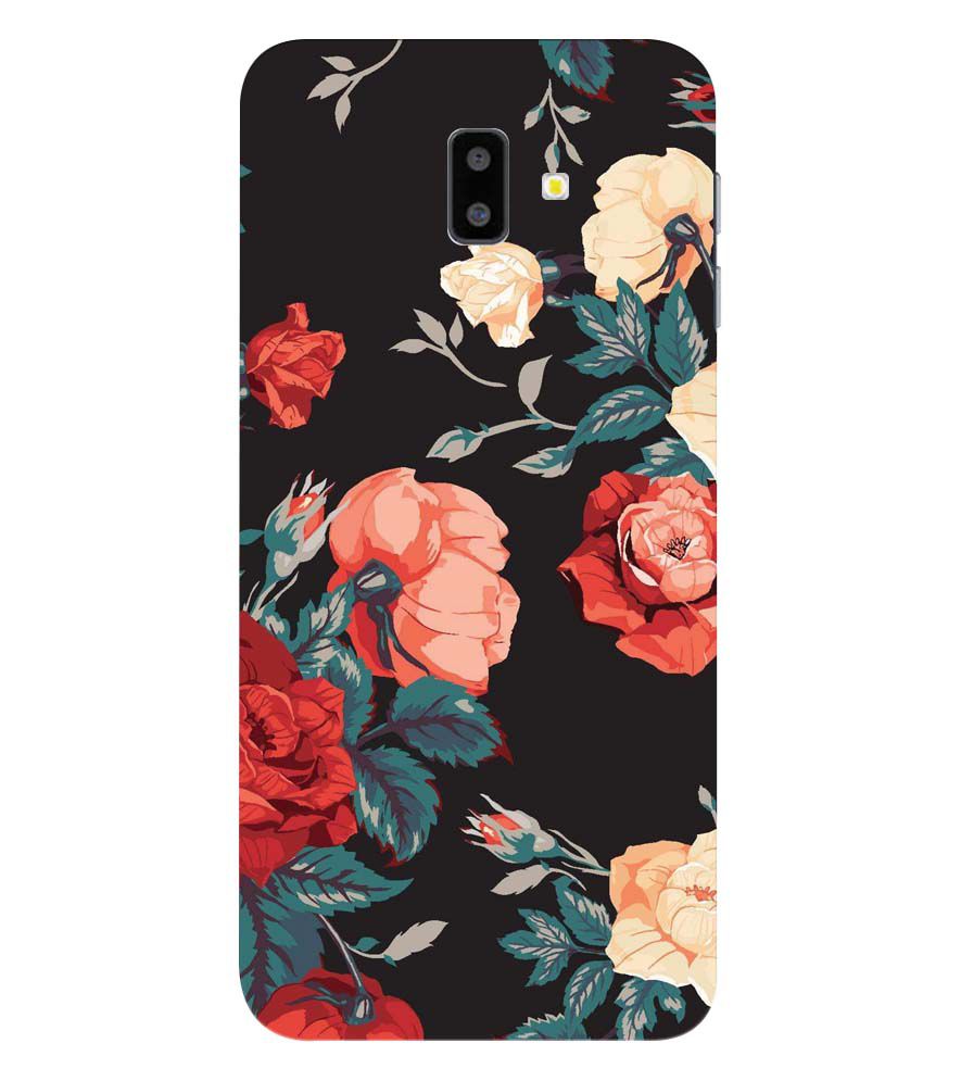 PS1340-Premium Flowers Back Cover for Samsung Galaxy J6+