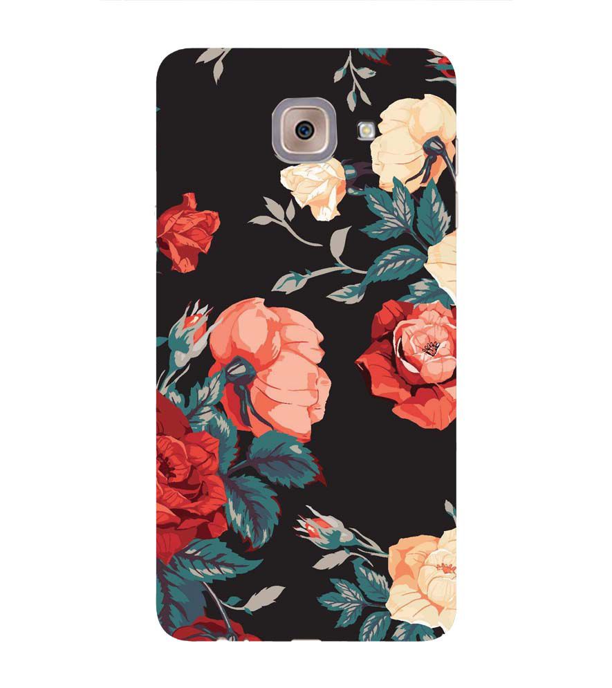 PS1340-Premium Flowers Back Cover for Samsung Galaxy J7 Max