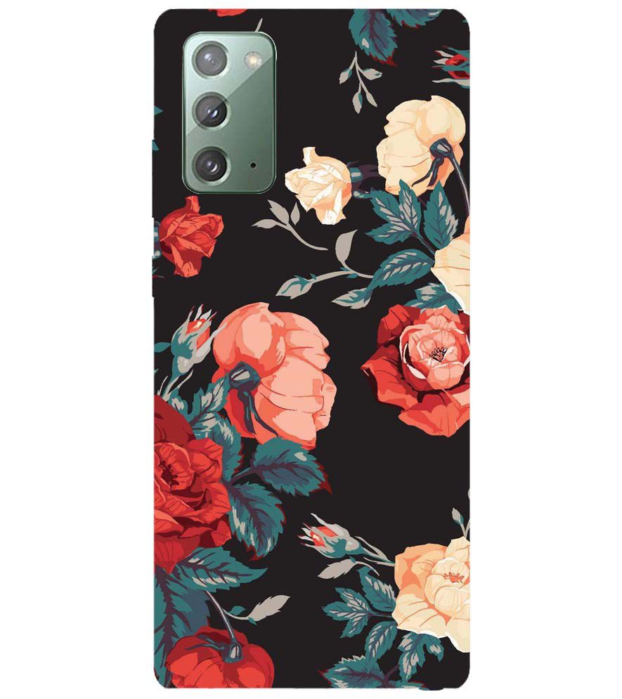 PS1340-Premium Flowers Back Cover for Samsung Galaxy Note20