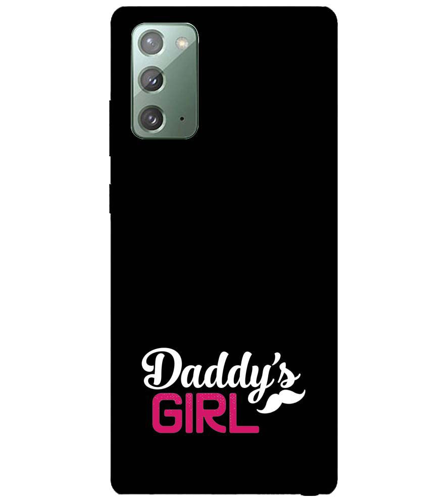 U0052-Daddy's Girl Back Cover for Samsung Galaxy Note20