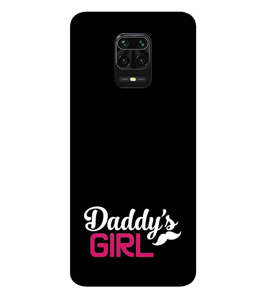 U0052-Daddy's Girl Back Cover for Xiaomi Redmi Note 9 Pro Max