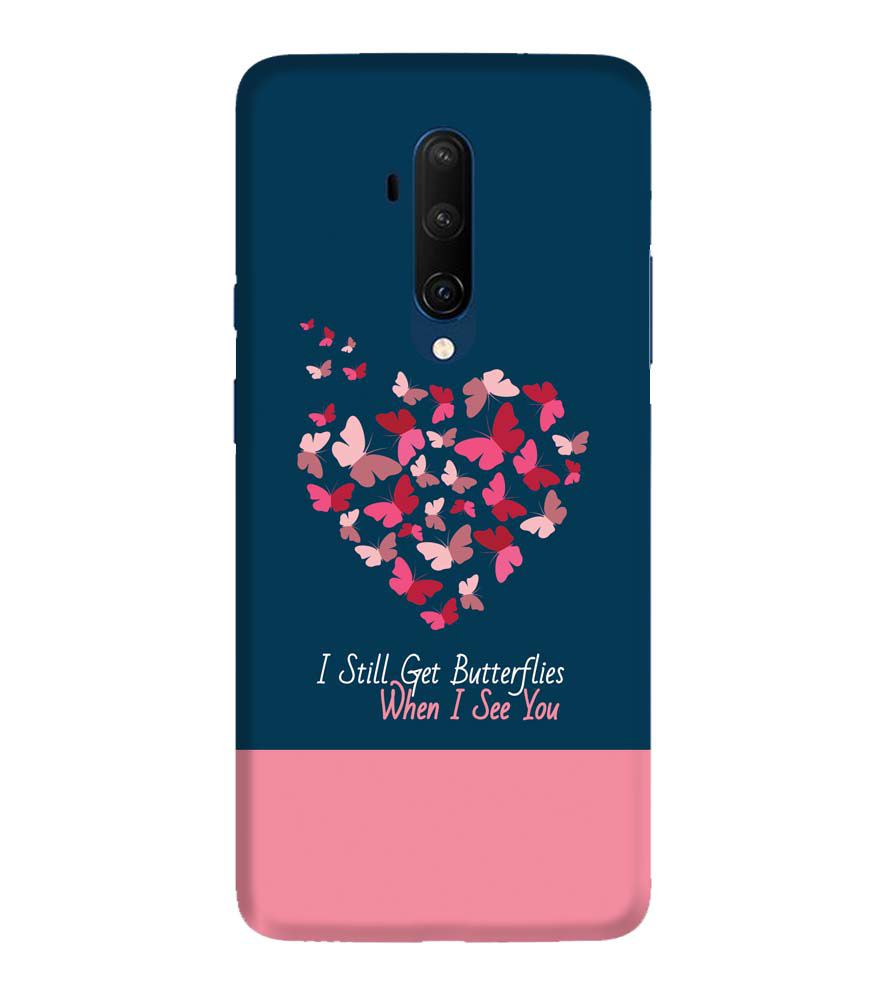U0317-Butterflies on Seeing You Back Cover for OnePlus 7T Pro