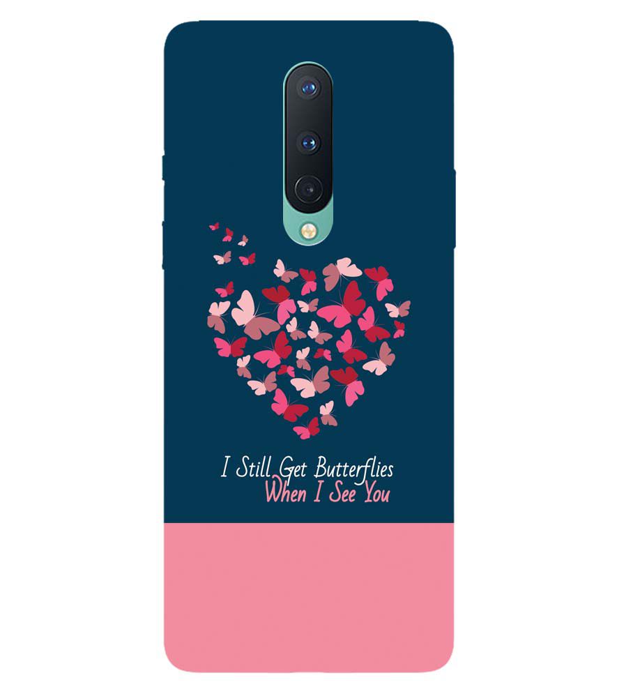 U0317-Butterflies on Seeing You Back Cover for OnePlus 8