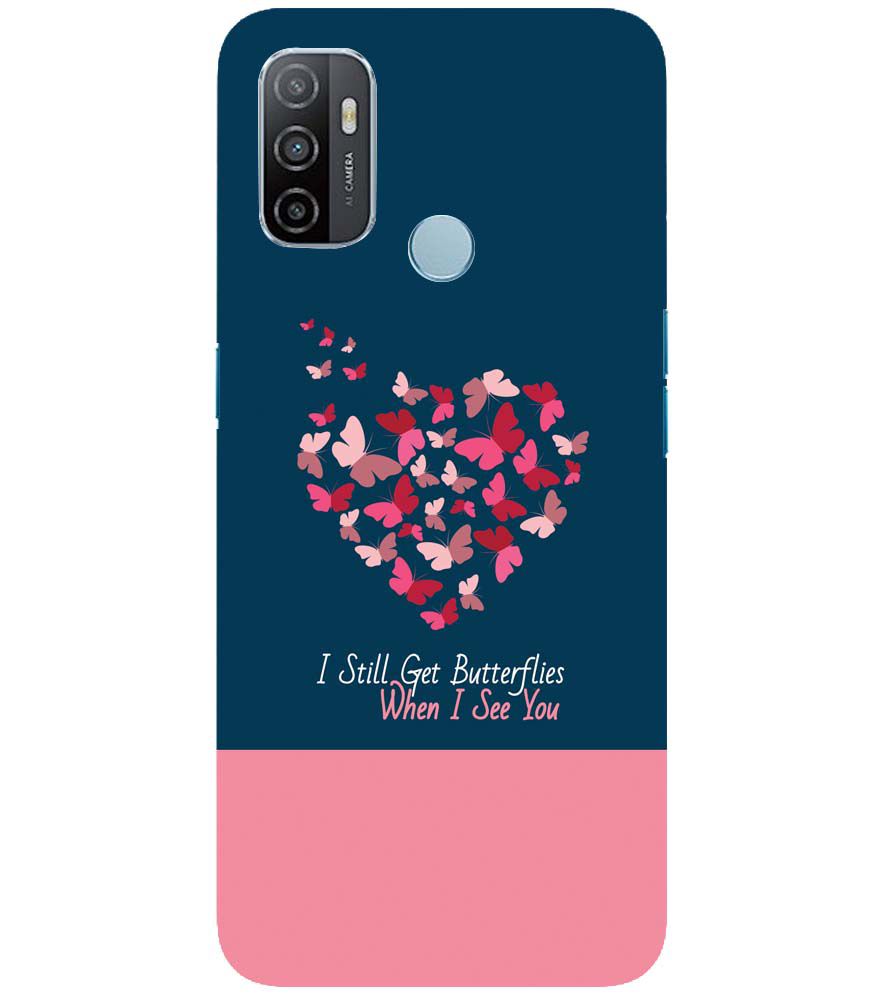 U0317-Butterflies on Seeing You Back Cover for Oppo A33