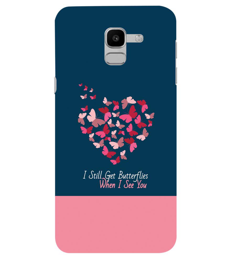 U0317-Butterflies on Seeing You Back Cover for Samsung Galaxy J6 (2018)
