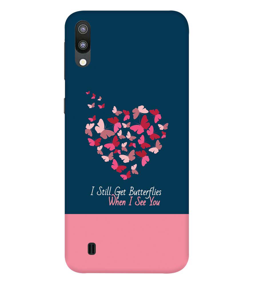 U0317-Butterflies on Seeing You Back Cover for Samsung Galaxy M10
